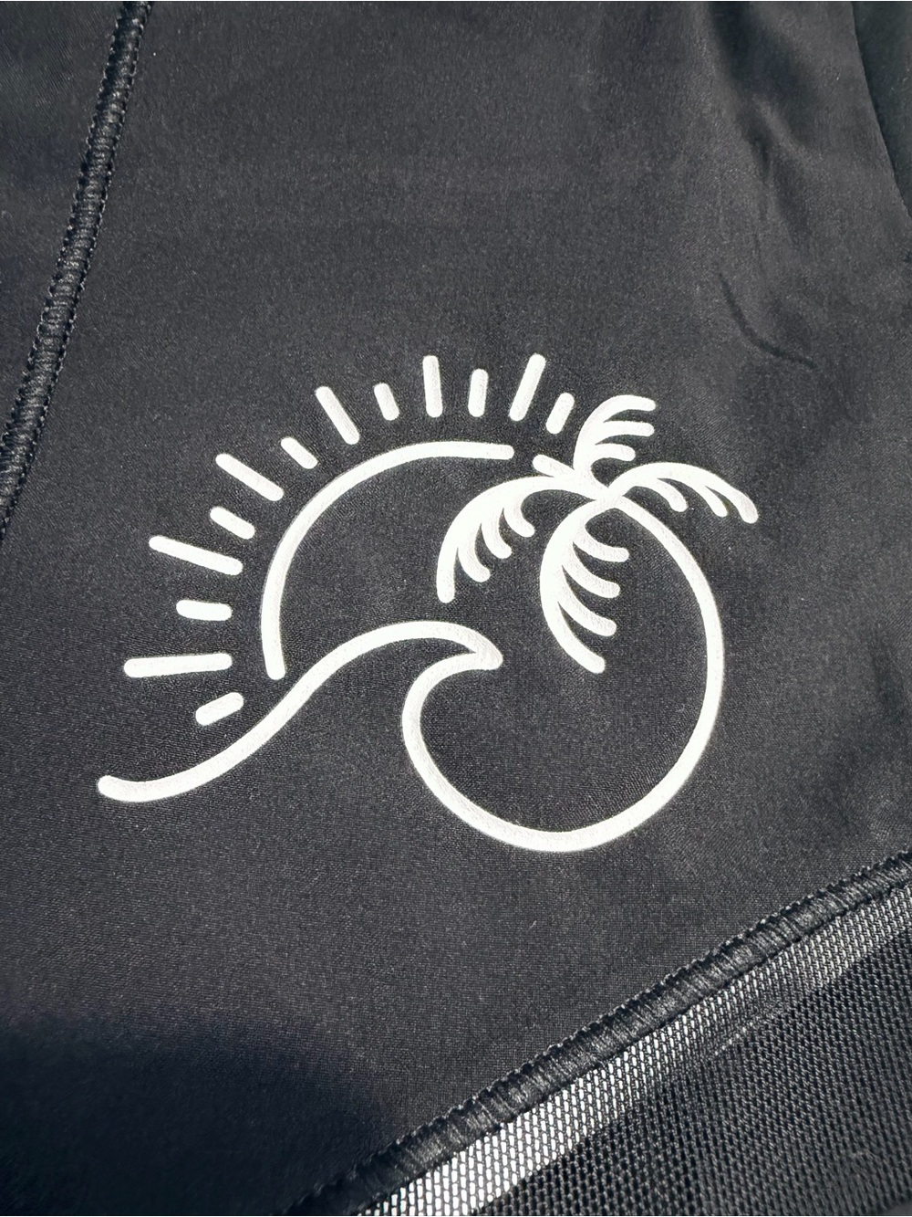 Lululemon Hawaii Tropical Graphic Hotty Hot Shorts - Black / Size 10 NWT Rare - Picture 4 of 5